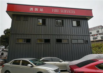 Lekka stalowa konstrukcja budynku dla dwukondygnacyjnej straży pożarnej