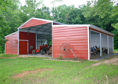 Trwałe odcienie budynków garażowych ze stali Pre fabrykowane wiatą ratowniczą