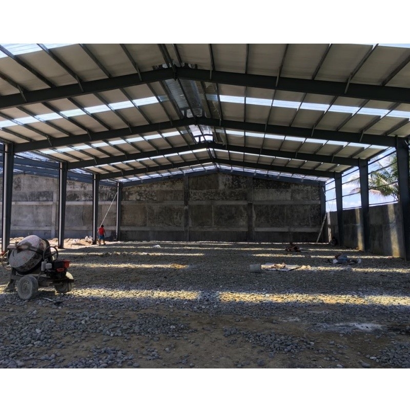 Wywóz na Filipiny Brick Wall Hot Dip Galvanized C-Shaped Steel Galvanized Frame For Warehouse Building