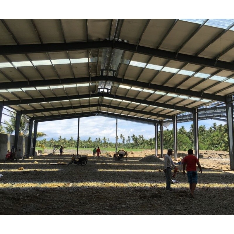Wywóz na Filipiny Brick Wall Hot Dip Galvanized C-Shaped Steel Galvanized Frame For Warehouse Building