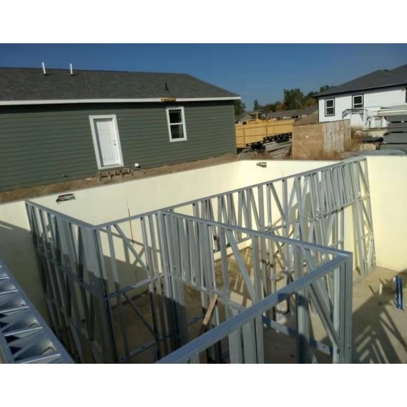 LUXURY LIGHT STEEL FRAME HOUSE LUXURY LIGHT STEEL VILLA PREFAB WILLA dla domku letniego