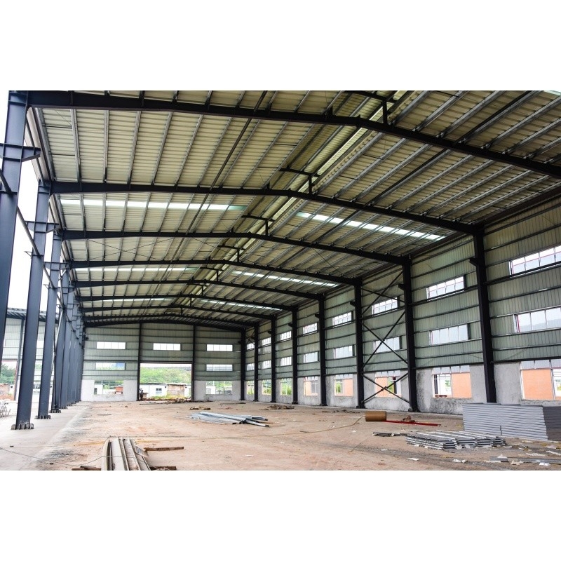 Q345 Galwanizowany fabryczny materiał prefabrykowany konstrukcja stalowa dla fabryki budynków stalowych