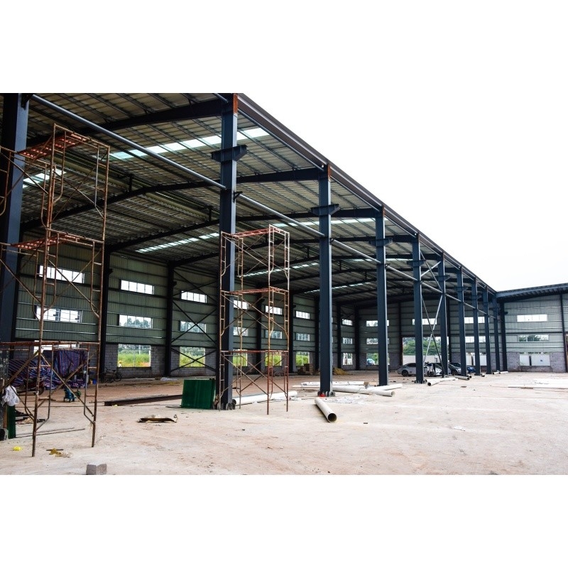 Q345 Galwanizowany fabryczny materiał prefabrykowany konstrukcja stalowa dla fabryki budynków stalowych