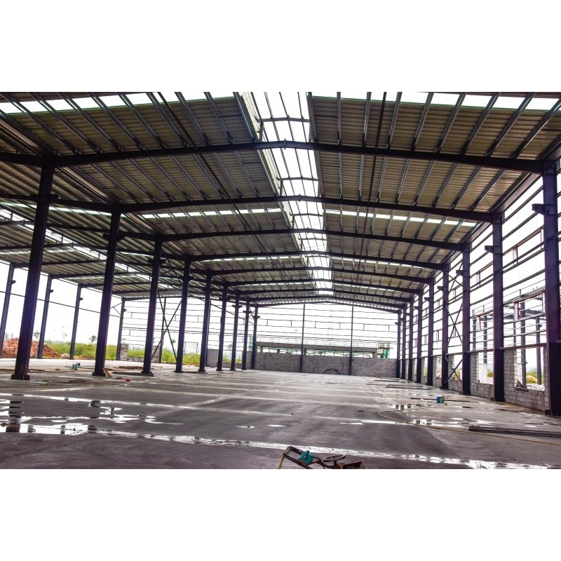 Q345 Galwanizowany fabryczny materiał prefabrykowany konstrukcja stalowa dla fabryki budynków stalowych