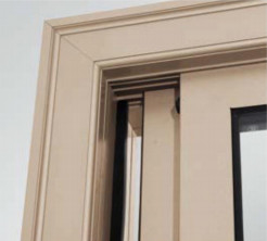 80 mm Wylotowe Okno przesuwne z aluminium nadaje się do balkonów, kuchni i innych pomieszczeń domowych