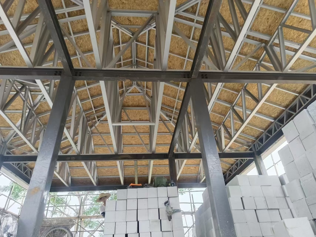 Łatwo stalowa ramka Kiel Of Steel Structure Prefabrykowana luksusowa willi dwupiętrowa prefabrykowany dom
