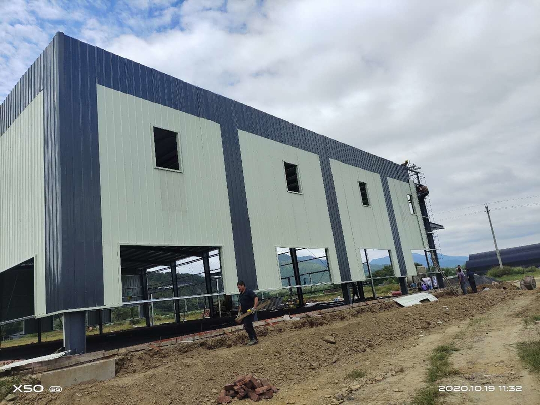 Nowy typ prefabrykowanych budynków konstrukcji stalowych budownictwa fabryki prefabrykowanych