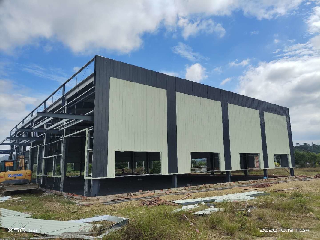 Nowy typ prefabrykowanych budynków konstrukcji stalowych budownictwa fabryki prefabrykowanych