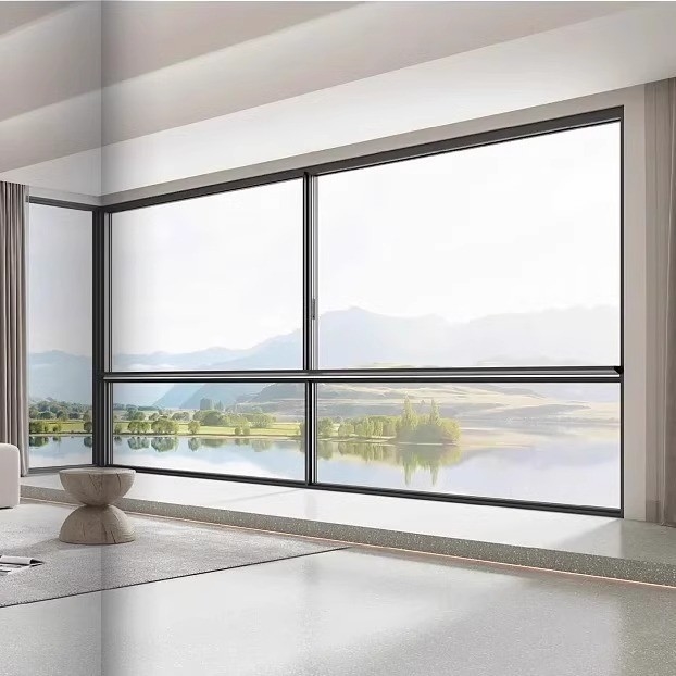 Seria 130 Podwieszone sześcioręczne okna przesuwne aluminiowe 6063-T6 Villa zamknięty balkon z podłogi do sufitu szkło