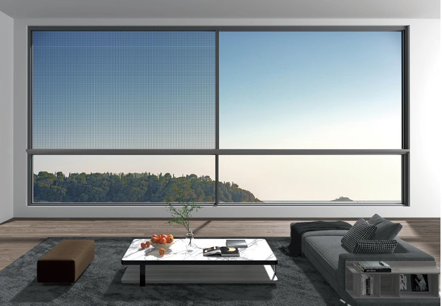 Seria 130 Podwieszone sześcioręczne okna przesuwne aluminiowe 6063-T6 Villa zamknięty balkon z podłogi do sufitu szkło