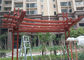 Profesjonalna konstrukcja lekkiej konstrukcji stalowej do homologacji w ogrodzie altanka Pergola
