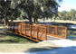 Szybko zmontowane prefabrykowane stalowe mosty dla pieszych / stalowa kratownica dla pieszych na spacer